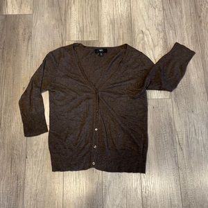 Brown Cardigan Sweater